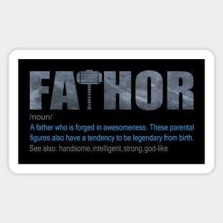 FATHOR Sticker